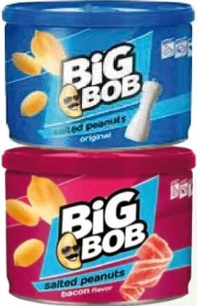 Big Bob arahide sărate / bacon, 120 g