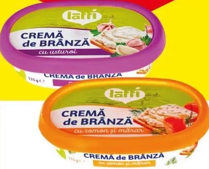 LATTI Cremă de brânză cu somon-mărar / usturoi, 135 g