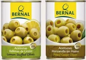 BERNAL Olive Manzanilla cu / fără sâmbure, 300 ml