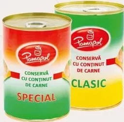 PAMAPOL Conservă cu conținut de carne Clasic / Special, 390 g
