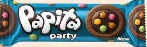 PAPITA PARTY Biscuite milky/bitter cu draje 63g