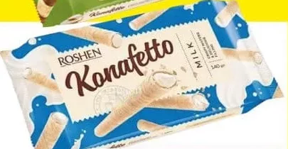 ROSHEN Rulouri Konafetto sortiment divers 140g