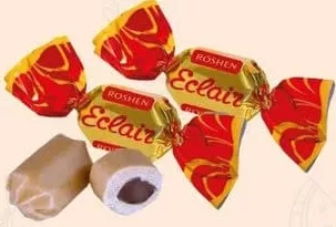 ROSHEN Caramelă Ecler umplută cu ciocolată 200g