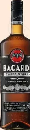 BACARDI Rom CARTA NEGRA 1L