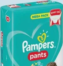 PAMPERS JP PANTS Scutece pentru copii diverse mărimi 1buc