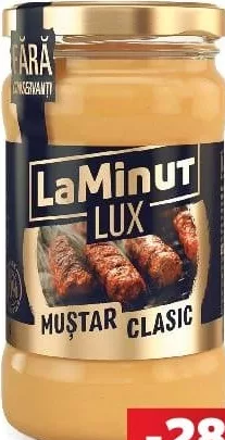 LA MINUT LUX Гірчиця класична/солодка/гостра, 300 г