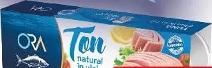 ORA Тунець натуральний шматочками в олії, 3×160 г