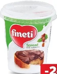 FINETI Какао-крем із фундуком/двоколірний, 400 г