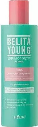 Bielita Gel spălare față cu microgranule 200 ml