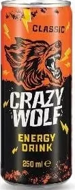 Crazy Wolf Енергетичний напій, різні види 0.25 l