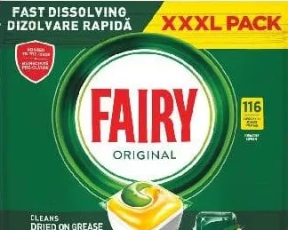 Fairy Капсули для посудомийної машини Original116шт + Platinum15шт Ціна за обидва товари при спільній купівлі; акція на касі, взяти товари окремо з полиці.