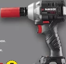 PARKSIDE PERFORMANCE Ударний гайкокрут, 20 V,120/400 Nm,1800/3550 min⁻¹,1500/3000 min⁻¹,1 шт; без акумулятора та зарядного пристрою; діє 29.10–04.11.2026