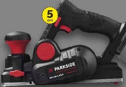PARKSIDE PERFORMANCE Рубанок, 20 V,14000 min⁻¹,82 mm,0–2 mm,max17 mm,1 шт; без акумулятора та зарядного пристрою; діє 29.10–04.11.2026