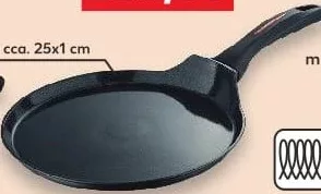 BERGNER Млинцева сковорода,кований алюміній,керамічне покриття, 25×1 cm,1 шт; діє 29.10–04.11.2026