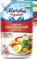 МЕЧТА ХОЗЯЙКИ Майонез різні види, 50.5–67%,332–336 g; діє 22–28.10.2026