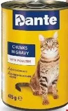 DANTE Вологий корм для котів птиця/яловичина, 415 g; діє 22–28.10.2026