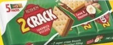 Крекеры Roshen 2 CRACK 190 г; Кешбэк в MyLOCAL: отсканируйте карту в приложении до оплаты; только для товара из буклета с зелёным ценником на полке. 10%; 2.19 MDL cashback.