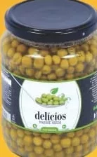 Горошек консервированный DELICIOS 720 мл/442 г; Кешбэк в MyLOCAL: отсканируйте карту в приложении до оплаты; только для товара из буклета с зелёным ценником на полке. 10%; 2.39 MDL cashback.