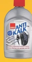 Средство от накипи для стиральной машины SANO 500 мл; Кешбэк в MyLOCAL: отсканируйте карту в приложении до оплаты; только для товара из буклета с зелёным ценником на полке. 10%; 10.29 MDL cashback.