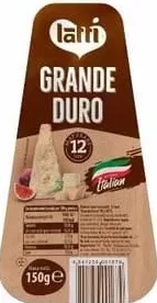 Твёрдый сыр Grande Duro выдержка 12 месяцев Latti 150 г