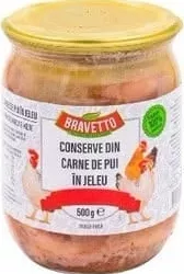 Куриное мясо в собственном соку Bravetto 500 г