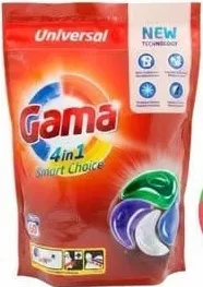 Капсулы для стирки Gama 60 шт.