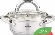 Кастрюля из нержавеющей стали Bohmann 1 л