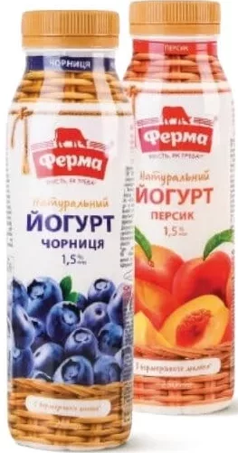 ФЕРМА Йогурт ассортимент 1.5% 250г