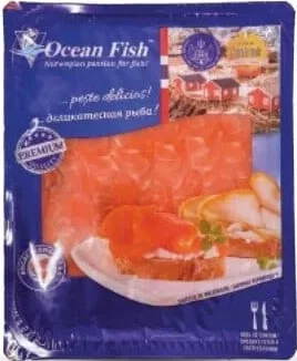 OCEAN FISH Филе сёмги солёное нарезка 200г
