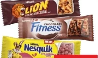 LION/NESTLE FITNESS/NESQUIK батончик, в ассортименте, 23,5 г