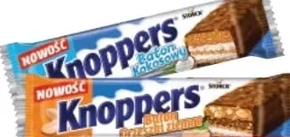 KNOPPERS батончик, в ассортименте, 40 г