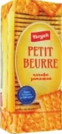 YARYCH Petit Beurre печенье, в ассортименте, 155 г