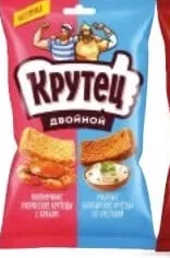 КРУТЕЦЪ сухарики микс, в ассортименте, 130 г