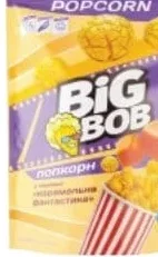BIG BOB попкорн в карамели, в ассортименте, 75 г
