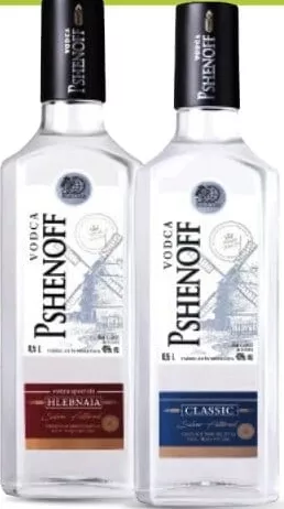 PSHENOFF водка, в ассортименте, 40%, 0,5 л