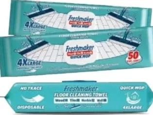 FRESHMAKER влажные салфетки для пола XL, в ассортименте, 50 шт.
