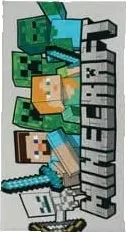 MINECRAFT prosop 70×140 cm, 320 g/m²