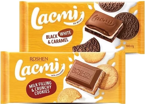 Roshen Lacmi Шоколад в асортименті, 100 г