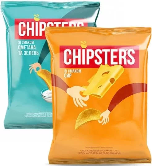 Flint Chipster’s Чипси в асортименті, 100 г