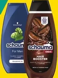 Schauma Men Шампунь Хміль / Hair Booster, 400/350 мл