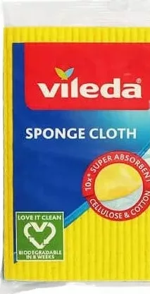 VILEDA Lavete Sponge Cloth, set 5 bucăți; cu legitimație METRO valabilă