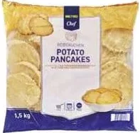 METRO Chef Pancakes de cartofi congelate 1,5 kg; de la 4 buc.; cu card METRO