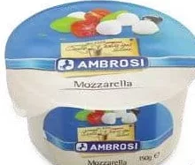 AMBROSI Mozzarella biluțe 150 g; la 1–3 buc.; cu card METRO