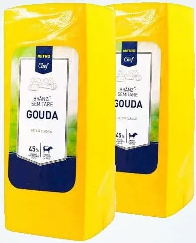 METRO Chef Cașcaval Gouda, vid/vrac, kg; cu card METRO