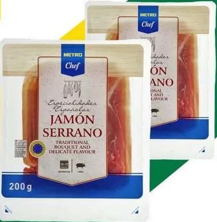 METRO Chef Jamon Serrano felii 200 g; de la 4 buc.; cu card METRO