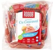 ROGOB Crenvurști cu cașcaval, vid, kg; cu card METRO