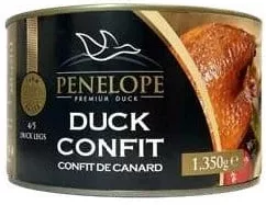 PENELOPE Pulpă de rață confiată 1350 g; cu card METRO