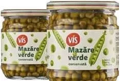 VIS Mazăre verde conservată 390 g; la 1–2 buc.; cu card METRO