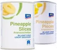 aro Ananas rondele/bucăți 560 g; de la 3 buc.; cu card METRO