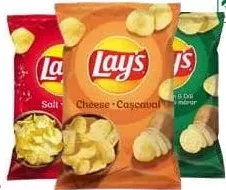 LAY’S Chips, sortimente, 125 g; la 1–2 buc.; cu card METRO